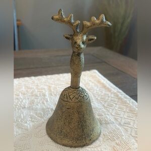 Brass Reindeer Bell